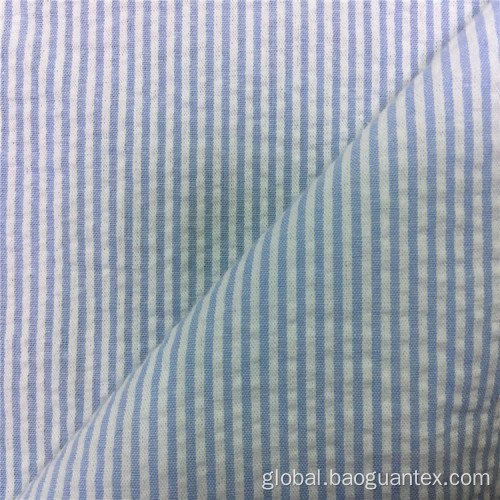 Pure Cotton Yarn Dyed Stripe Poplin Fabric